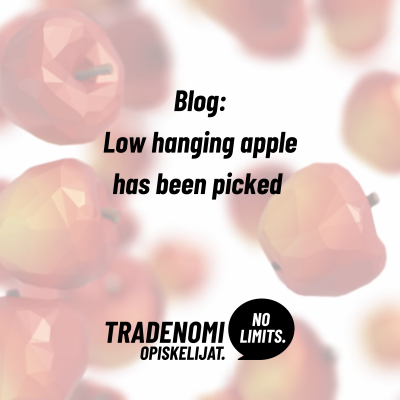 BLOG: Low hanging apple has been picked - the study support's income limit raise