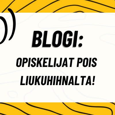 BLOGI: Opiskelijat pois liukuhihnalta!